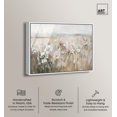 thumbnail image 2 of Hazy Hues II Framed High-Gloss Acrylic Glass Wall Art Muted Florals by Art Remedy, White Frame, 20 x 16, 2 of 7
