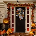thumbnail image 6 of PULLIMORE 2PCS Halloween Wreath BOO Front Door Welcome Wreath For Home Yard Party Halloween Christmas Hanging Wreath, 6 of 10