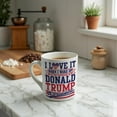 thumbnail image 5 of Donald Trump Coffee Mug - 11oz Ceramic Cup - 'I Love It When I Wake Up and Donald Trump is President' Trump Mug 2024/2025 - Patriotic Gift for Conservatives, Republicans, MAGA Supporters, Trump Fans, 5 of 7