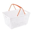 thumbnail image 2 of DOLITY Panier de Courses Panier d'Épicerie Ergonomique Polyvalent Paniers de Rangement Robustes avec Poignée pour Jouets Fruits Cosmétiques Placard Garage Orange, 2 of 8