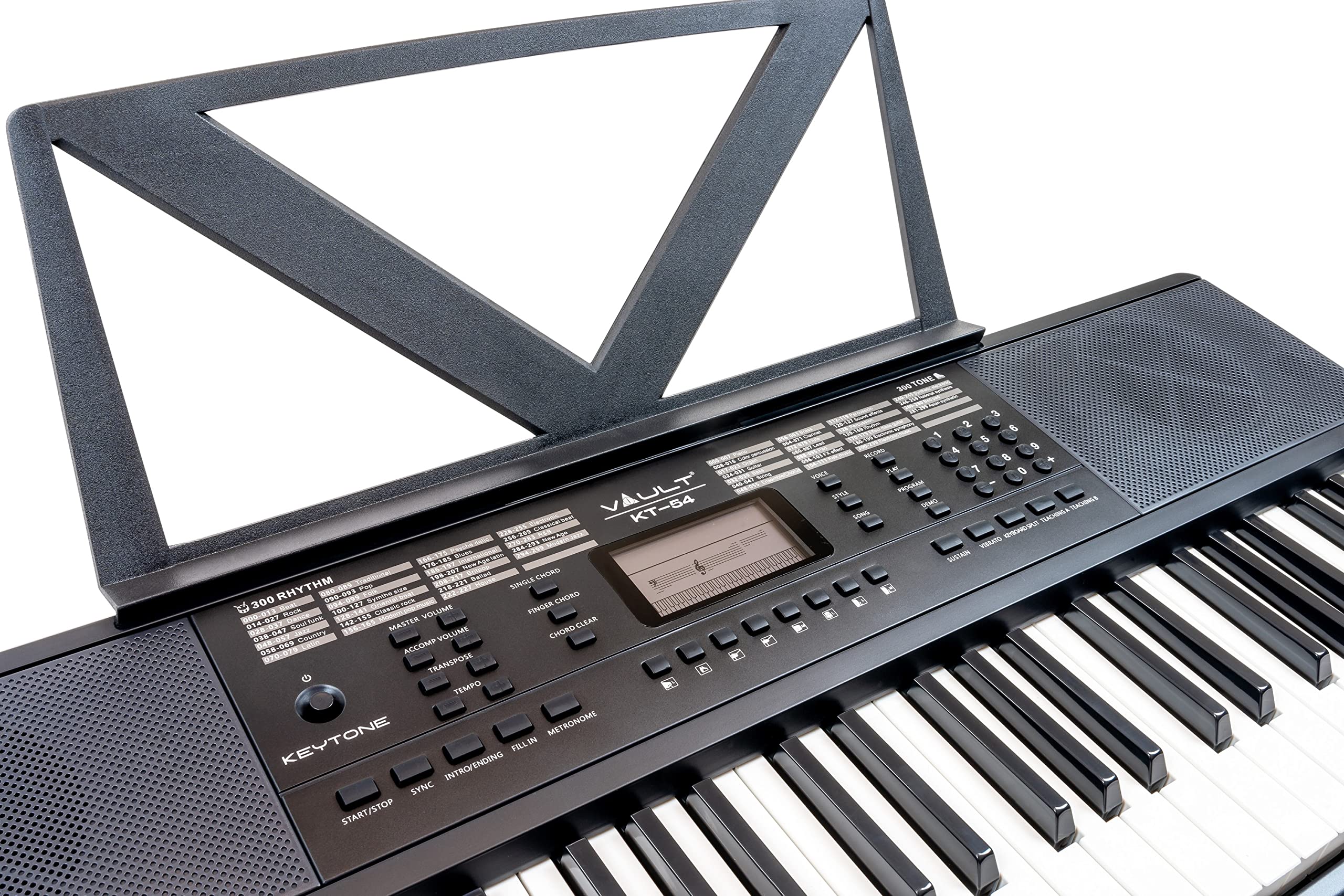 Vault KT-54 Keytone 54-Key Keyboard - Black