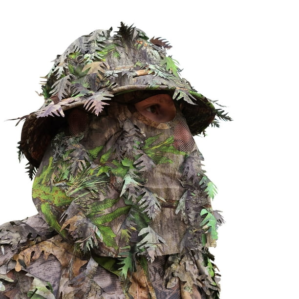 QuikCamo NWTF Mossy Oak Obsession Leafy Camo Bucket Hat with Built-in ...