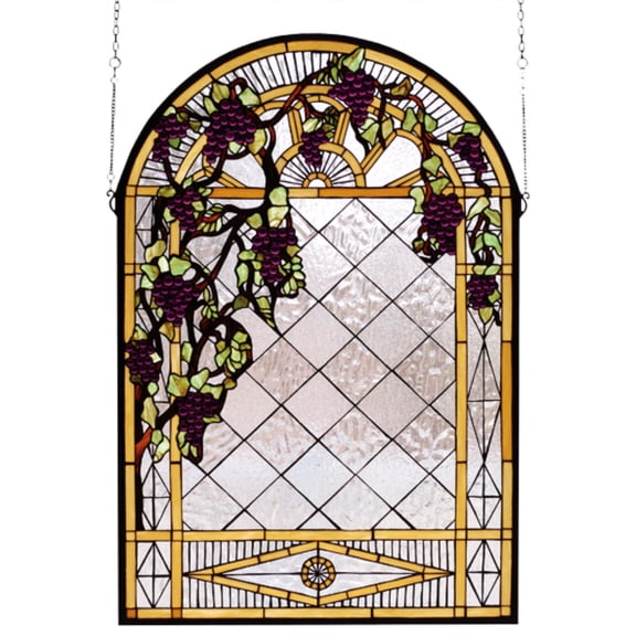 24 Inch W X 36 Inch H Grape Diamond Trellis Window Windows
