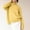 Yellow, variant on POROPL Pullover Sweaters for Women Long Sleeve High Neck Sweater Casual Oversized Knitted Size S-L