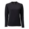thumbnail image 1 of SOLS - Camiseta deportiva de manga larga para mujer (Negro), 1 of 3