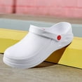 thumbnail image 1 of Zapatos Chef Eva Kitchen Nurse Cook for Women Men (40-41) Blanco, 1 of 6