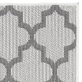 thumbnail image 5 of SAFAVIEH Machine Washable Rug Indoor/Outdoor Bermuda Collection - Bermuda Abraham Geometric Quatrefoil Indoor/Outdoor Runner Rug Ivory/Grey, 2' x 8', 5 of 7