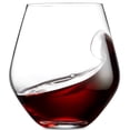 thumbnail image 3 of Godinger Wine Glasses, Stemless Wine Glasses, Red Wine Glasses, Wine Drinking Glasses, Stemless Wine Glass - 17oz, Set of 4 - Made in Europe, 3 of 7