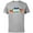Athletic Heather, variant on Super Heroes Logo Holiday Christmas Gifts & Presents - Short Sleeve Cotton T-Shirt for Adults - Customized-Natural