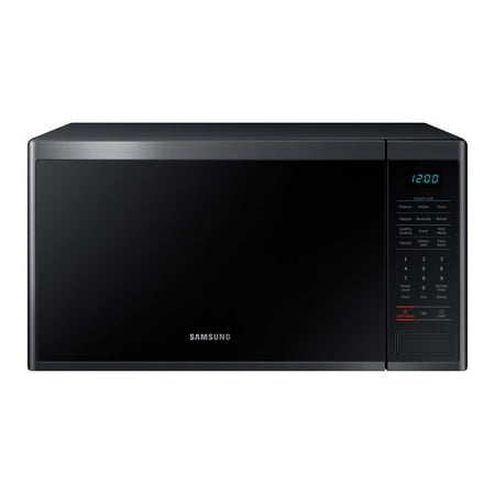 Samsung 1.4 Cu. Ft. Countertop Microwave, Black Stainless (Best Cleaner For Samsung Stainless Steel Refrigerator)