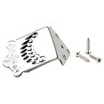 thumbnail image 5 of Tornillo de puente triangular para mandolina plateada, Compatible con mandolina, 8 cuerdas con extremo de bucle, 3-6 cuerdas, cigarro B, 5 of 5