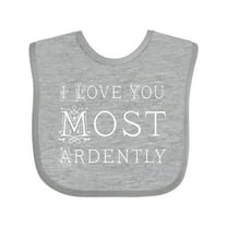 Inktastic I Love You Most Ardently Austen Girls Baby Bib