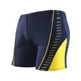 thumbnail image 2 of Men Swim Trunks Competitive Swim Racing Team Swimsuit Elastic Waist Swimming Shorts Upf 50+ YE2 XL, 2 of 4