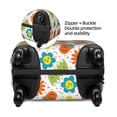 thumbnail image 2 of Disketp Cartoon Flowers Elastic Travel Luggage Cover Travel Suitcase Protective Cover For Trunk Case Apply To 18''-32'' Suitcase Cover-Small, 2 of 7