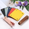 thumbnail image 7 of Uxcell 2Pcs Leather Handle Wrap with 2 Metal Clasps for Suitcases,Pink, 7 of 7