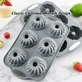 thumbnail image 5 of Wreath Ice Mold, Christmas Wreath Ice Mold, Holiday Christmas Shaped Silicone Ice Cube Making Trays/Molds, 6 Hole Silicone DIY Mold Suitable for Ice Cubes, Cakes, Soap (Type-C), 5 of 9