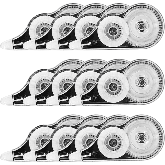15 Pack Correction Tape Black Correction Roller 39Ft Each Correction Tape Roller for Students & Office Supplies