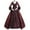 #03Wine, variant on yoeyez Women's Plus Size Victorian Ball Gown Trendy Floor Length Long Sleeve Bandage Dresses Vintage Gothic Steampunk Dress Masquerade Dress Party Costumes Navy,4XL