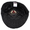 thumbnail image 4 of Dunvegan Harris Tweed Wool Ivy Cap - XXL - Black/Charcoal, 4 of 4