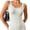White, variant on Women's Summer Letter Print Sling Tank Top, Breathable Round Neck with Chest Pad for Casual Daily Wear