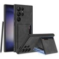 thumbnail image 1 of Case for Samsung Galaxy S24 Ultra 5G Wallet Cover with Card Holder Stand Magnetic PU Leather Case, 1 of 5