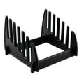 thumbnail image 2 of Chef 101 Black Plastic Collapsible Rack - For Flexible Cutting Board / Chopping Mat, 6 Slots - 9" x 9" x 6 1/2" - 1 count box, 2 of 3