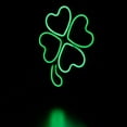 thumbnail image 6 of Northlight LED St. Patrick's Day Shamrock Neon Lighted Wall or Window Decoration - 5", 6 of 9