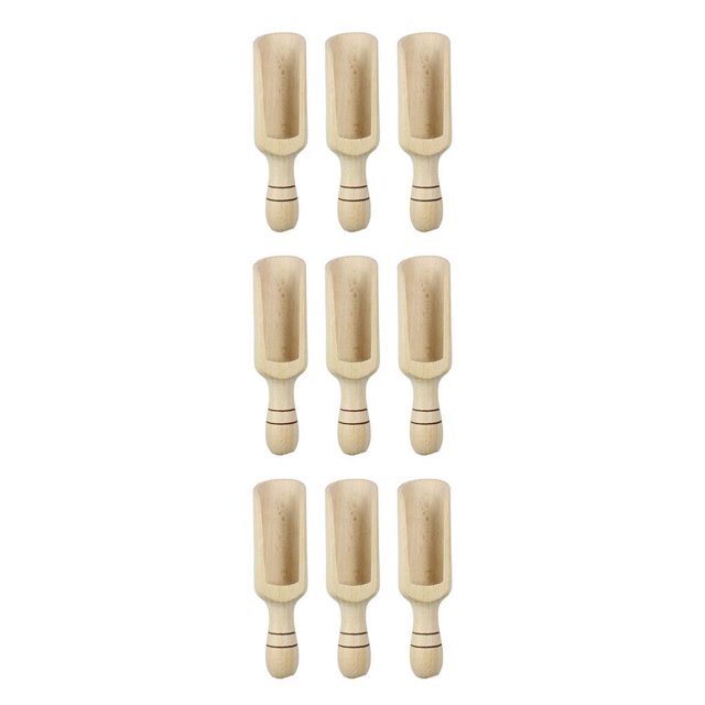 Cucharas de madera Toystoory 3 piezas para leche en polvo especias harina miel 7.7x2.2 cm