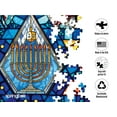 thumbnail image 3 of Springbok Star of David - 500 Piece Round Jigsaw Puzzle - Made in the USA - Unique Cut Pieces, 3 of 6