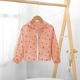 thumbnail image 3 of Vedolay Girl Jacket Baby Hood Jacket Coat Fall Winter Outerwear Red,140, 3 of 3