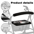 thumbnail image 5 of HELLHERO Piano Snowman Walker Seat Back Guard Cover Set Senior-Specific Seat Back Cover Set Easy-Clean Waterproof Design, 5 of 7