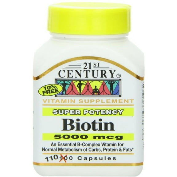 2 Pack - Biotin 5000mcg Capsules 110 ea