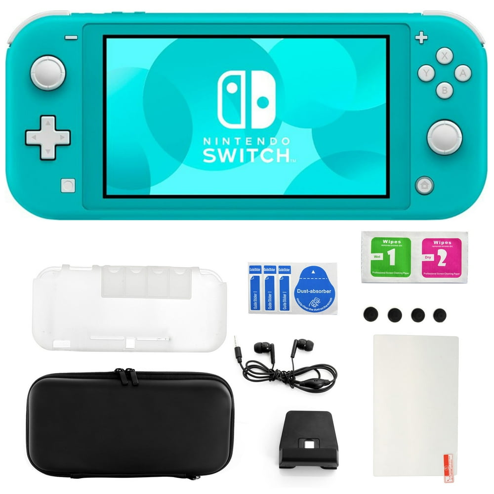Nintendo Switch Lite in Turquoise with 11 in 1 Accessories Kit ...
