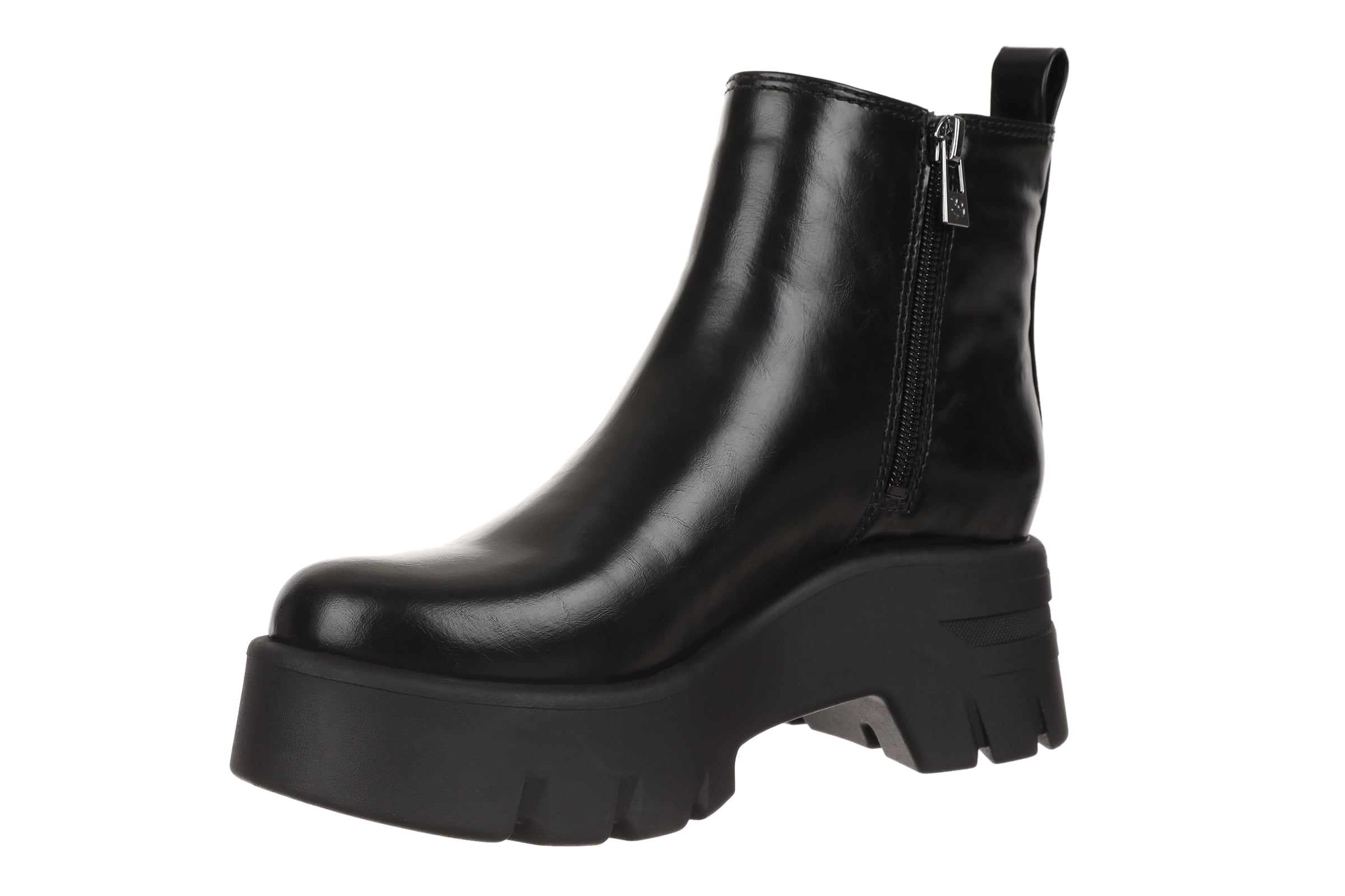 Sam and Libby Women's Ankle Boots, Chunky Sole Chelsea Black, 75