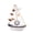 A, variant on wutoase Mini Resin Sailboat Model, Nautical Sailing Boat Decor with Shell & Starfish, Rustic Vintage Beach Ocean Ship Ornament for Home Office Bedroom