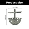 thumbnail image 3 of Stainless Steels Funnel Cover Urinal Strainer Drain Filter Stopper for Public Home Office Bath Drain Universals Strainer, 3 of 9
