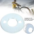 thumbnail image 5 of Piñón de scooter eléctrico - Piñón de scooter eléctrico Cadena de 65 dientes Placa de engranaje de bielas de 4 agujeros para cadena pequeña de 25H, 5 of 5