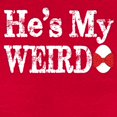 thumbnail image 2 of CafePress - Hes My Weirdo Couple Women's Boy Brief - Women's Novelty Briefs, Size S-XL, 2 of 4