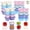 Multicolor, variant on 8 oz Snack Containers with Lids 10 Pack (20 Compartments) Portion control, Snack Pack Containers 2 Double Compartment Snack Containers On the Go Meals, Camping Snack Tray Prep,5-Color Bundle