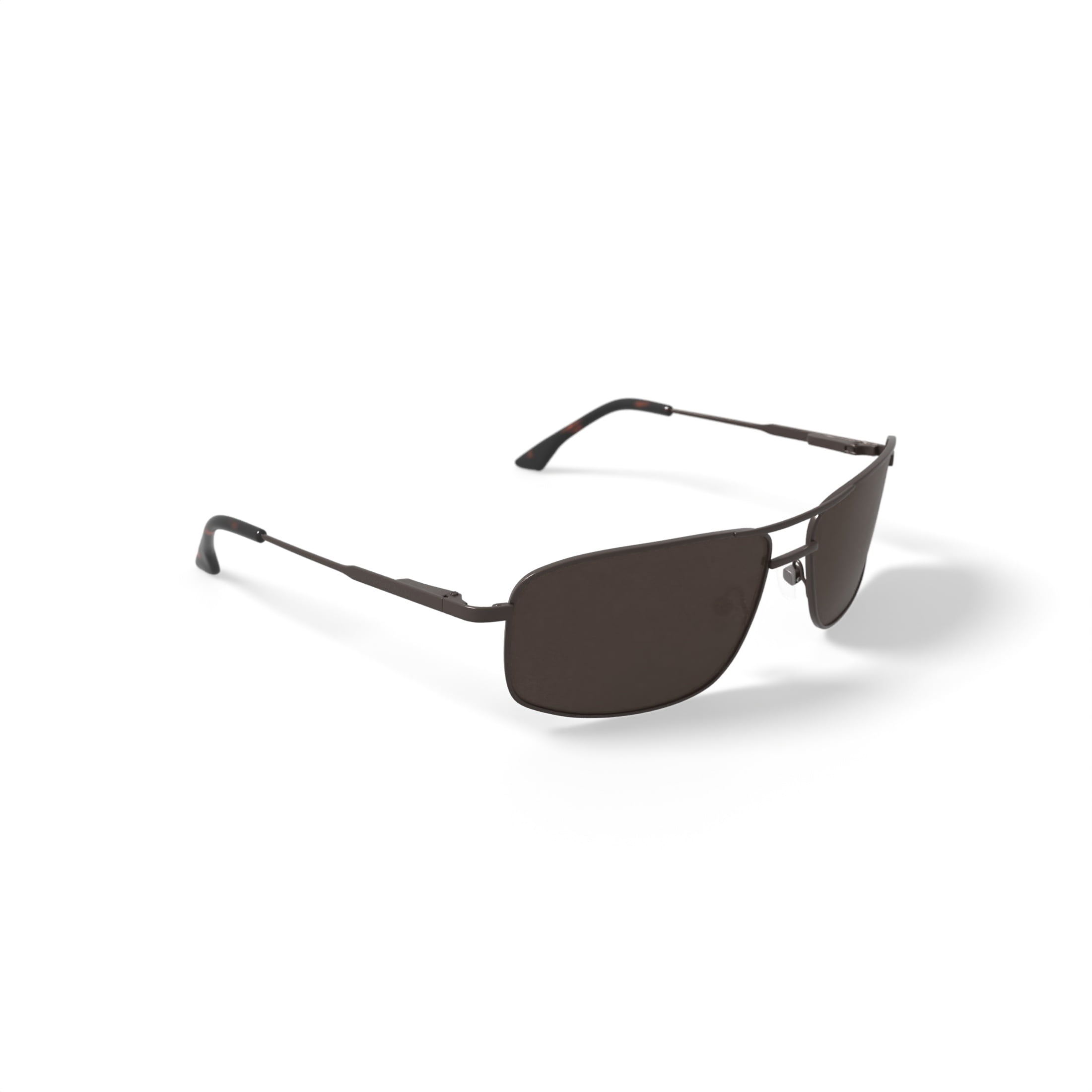 Caribbean Sun Rx'able Unisex Polarized Sport Sunglasses, Bahia, Matte Brown, 62-15-125