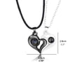 thumbnail image 2 of Collares Magnéticos 100 Idiomas I Love You Collar De Parejas De Proyección Collar A Juego Para Parejas Collares De Mejores Amigos Methold AP006902-02, 2 of 6