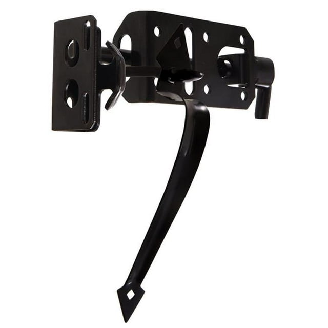 Carded - Ornamental Thumb Latch, Black