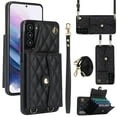 thumbnail image 1 of Samsung Galaxy S21+ Funda Protectora con Bloqueo para Billetera Funda con Tapa Magnética Bolsillo con Ranuras para Múltiples Tarjetas con Correa para el Hombro y Correa para la Muñeca Desmontables, 1 of 7