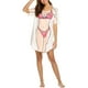 thumbnail image 3 of VISgogo Vestido Casual de Verano para Mujer, Estampado de Bikini 3D Cuello Redondo Manga Corta Relax-Fit One Piece para Damas, S/M/L/XL/XXL VISgogo  moda, 3 of 6