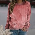 thumbnail image 1 of Chandails à Capuchon de Mode pour Femmes 2023 Manches Longues Décontractées Col Rond Chandails en Molleton Solides Hauts Blouse 50 % de Rabais Liquidation Costumes Halloween/noël, 1 of 4