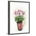 thumbnail image 2 of "Cyclamen in Bloom" Framed Painting Print, 2 of 5