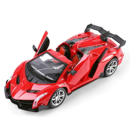 Authentic Sounds (Remote Control Elite Convertible Racer with Authentic Sounds, Flashing Lights, and Functional Doors for)