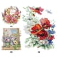 thumbnail image 2 of (HA084) Hilo Algodón Ecológico para Bordado No Manchú 14CT 2 Hebras Impresión 32*32cm Kit Serie Flores Punto Cruz Con Bordado Femenino Y Peonía (borde Gancho), 2 of 5