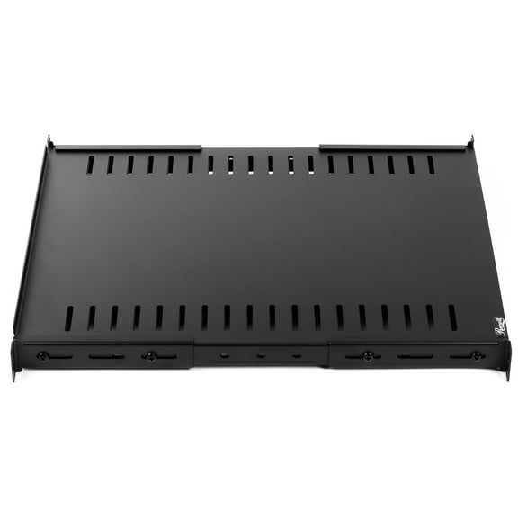 Rosewill 1U Adjustable Vented Server Rack Mount Shelf - 175lbs - 22" to 45" Adjustable Mounting Depth Universal Tray for 19" AV/ Network Equipment Rack