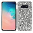 thumbnail image 1 of Funda protectora de TPU con purpurina y polvo a prueba de golpes para Galaxy S10+ (negra), 1 of 4